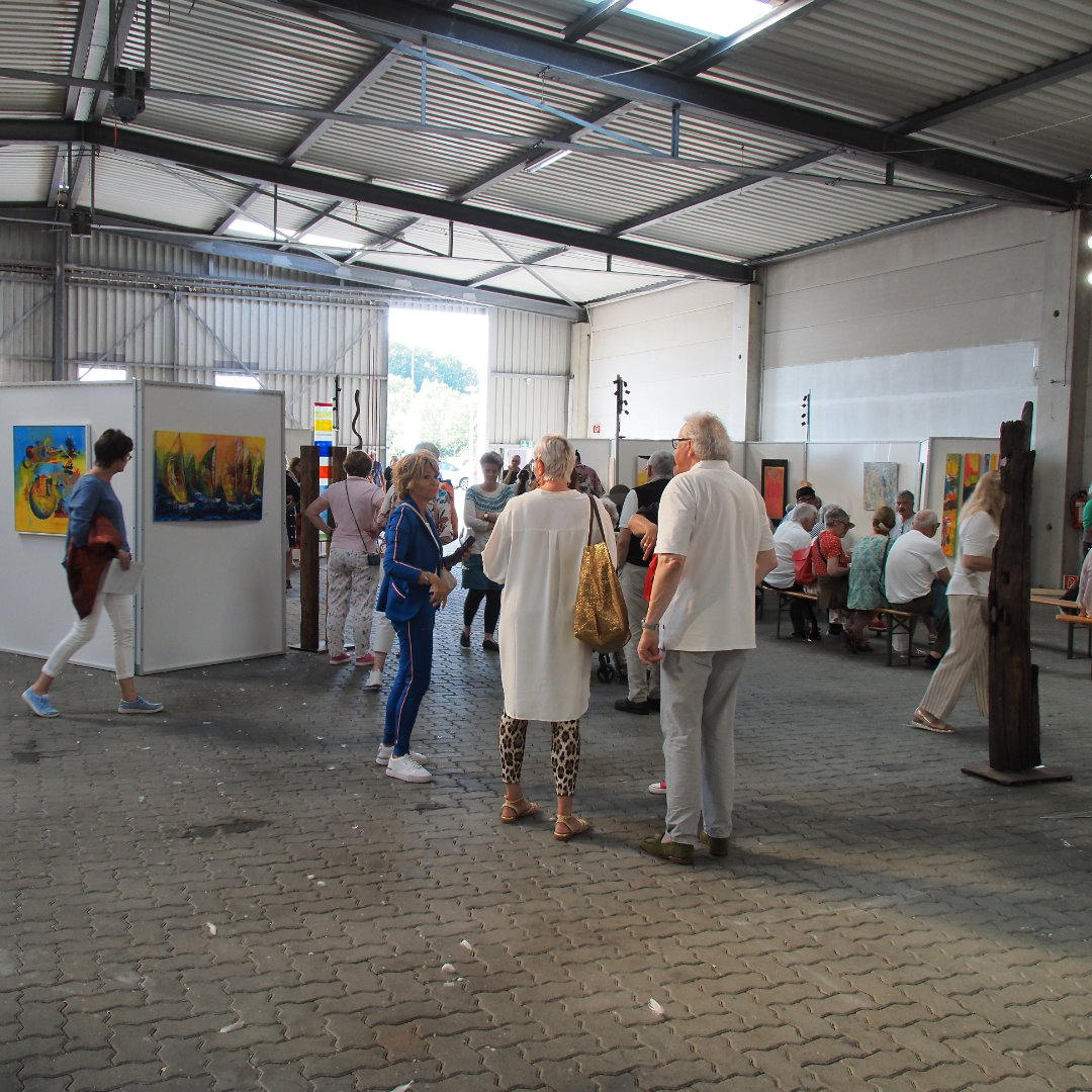 Impression Ausstellung Kunst in der Halle 2024, Eckernförde