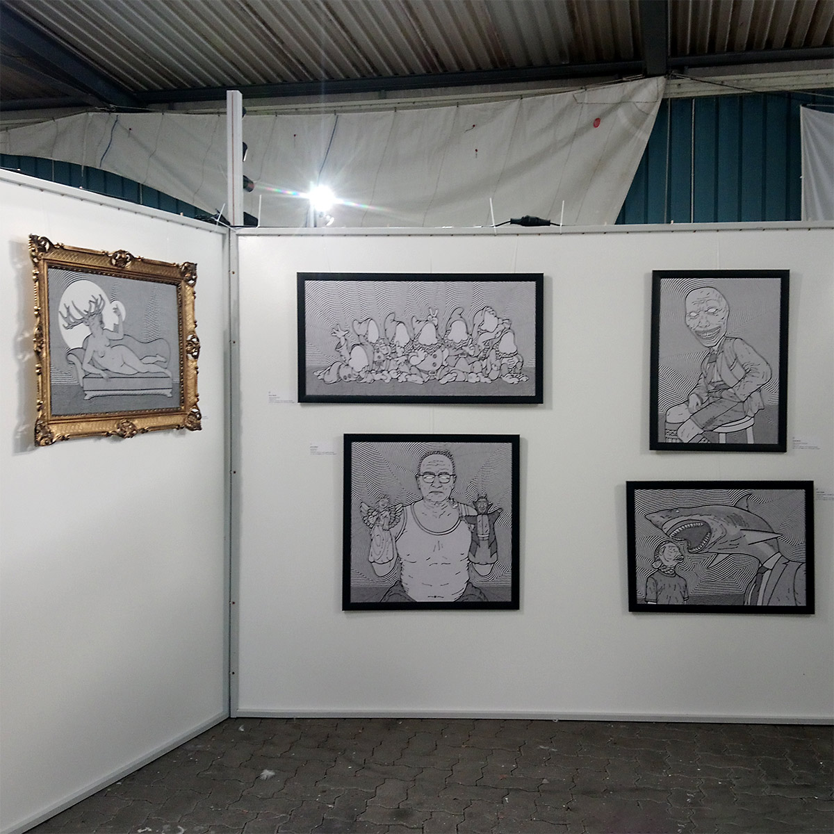 Impression Ausstellung Kunst in der Halle 2024, Eckernförde