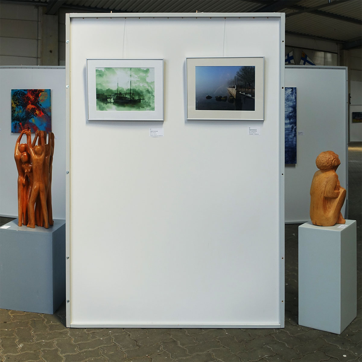 Impression Ausstellung Kunst in der Halle 2024, Eckernförde