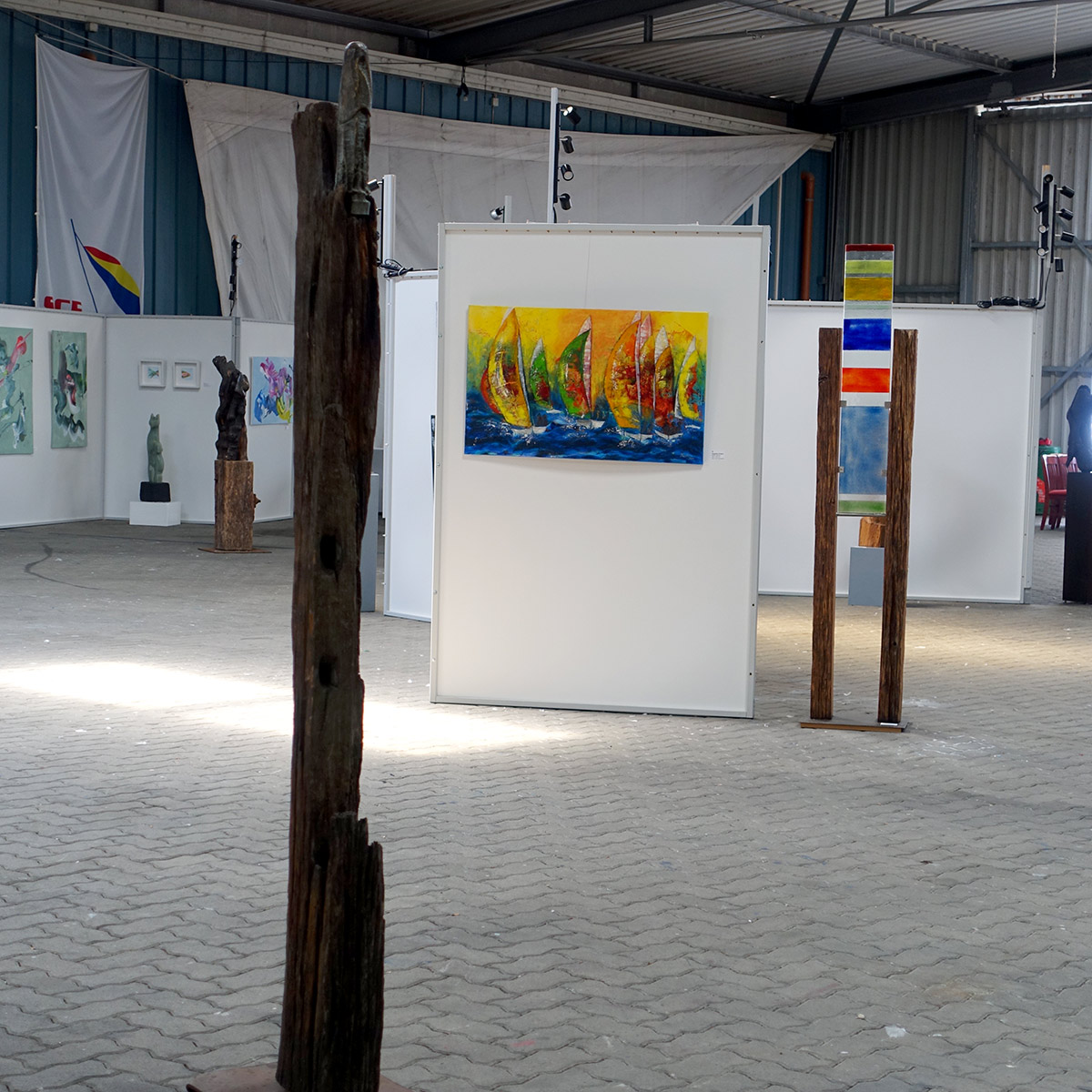 Impression Ausstellung Kunst in der Halle 2024, Eckernförde