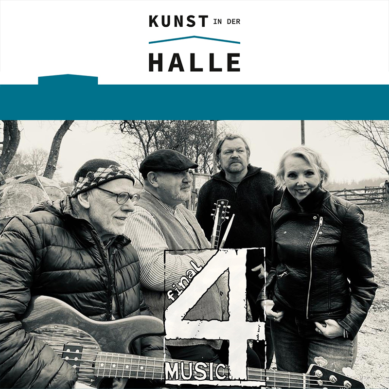 final4music bei der Ausstellung Kunst in der Halle 2024, Eckernförde