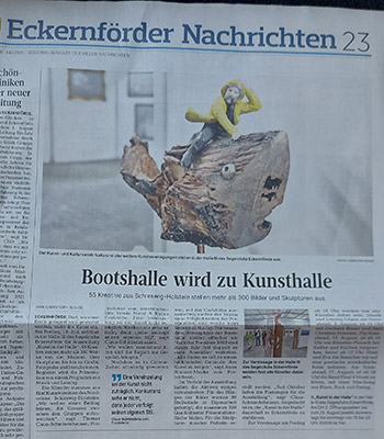 Artikel in der Eckernförder Zeitung 2024/07